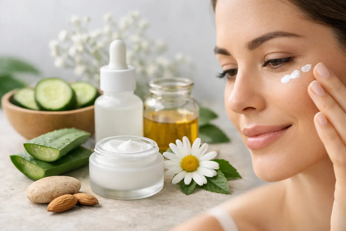 Contorno occhi naturale per pelle sensibile