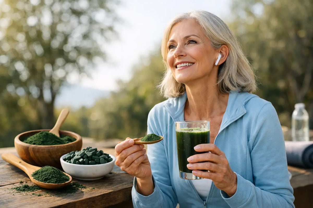 Spirulina dopo cinquanta per ritrovare energia