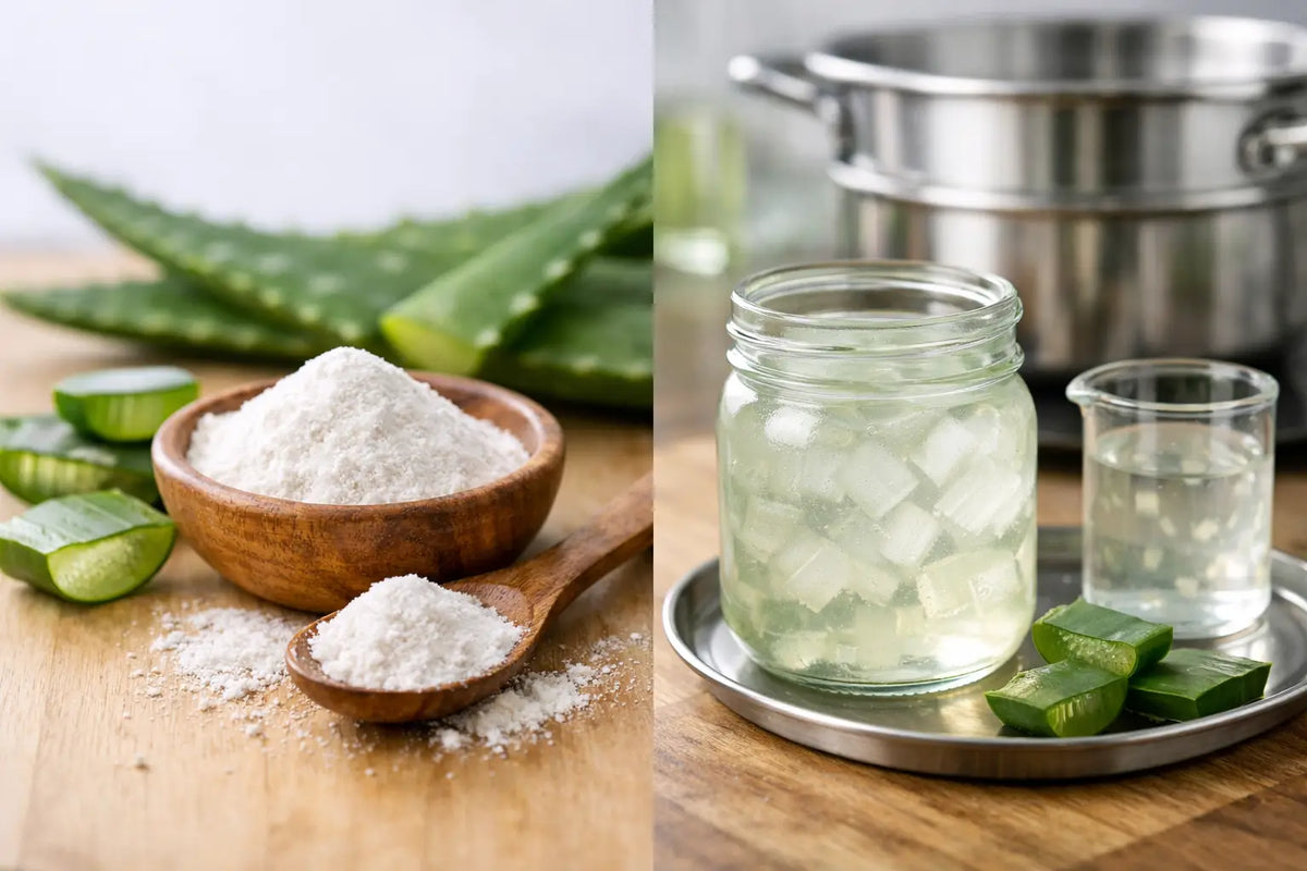 Aloe liofilizzata contro pastorizzata: cosa cambia