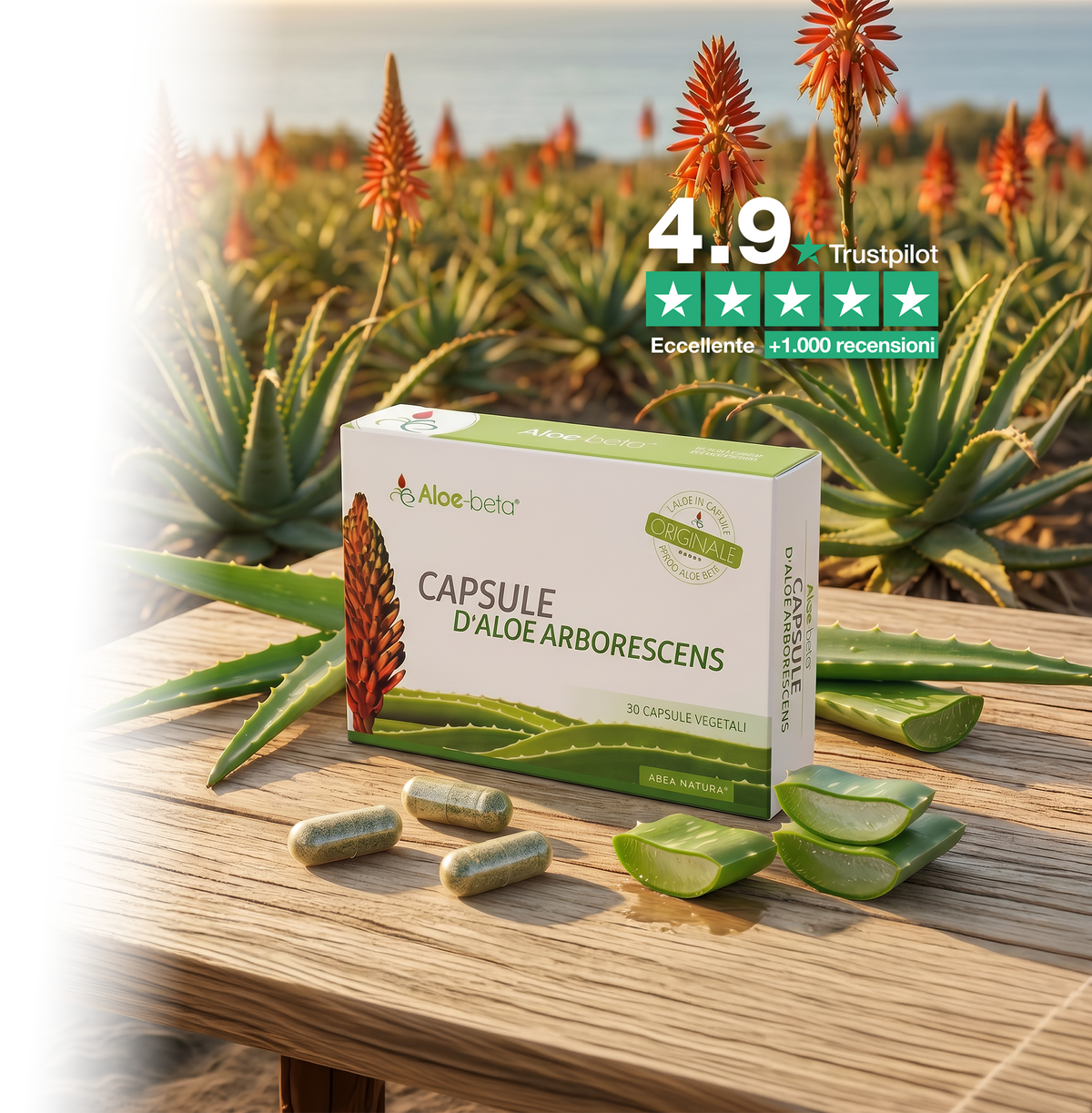 Aloe-beta® Gel Puro di Aloe Arborescens